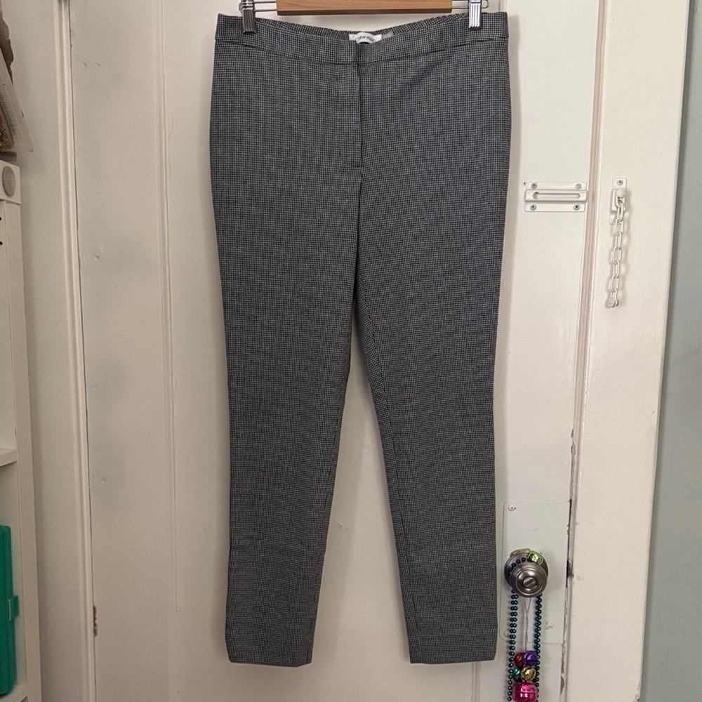 Calvin Klein Black and White Patterned Trousers